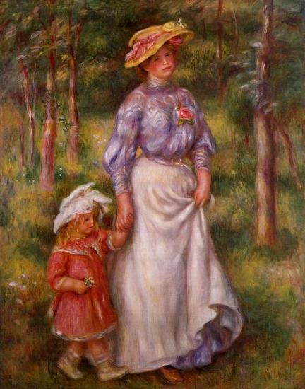 Pierre Auguste Renoir La promenade China oil painting art